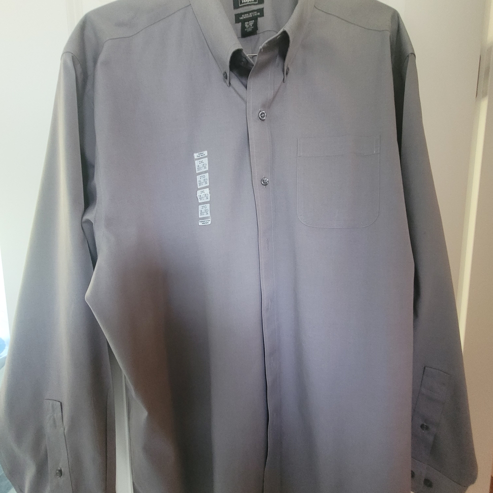 Denver Hayes Charcoal Button Down Shirt